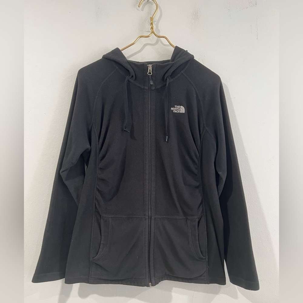 The North Face Black Fleece Jacket women’s black hoodie L